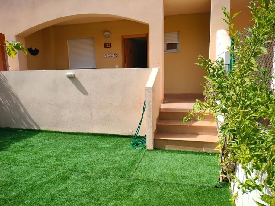 Bajo Con Jardin A Pie De Playa Y Piscina Comunitaria Con Jacuzzi Playas de Vera