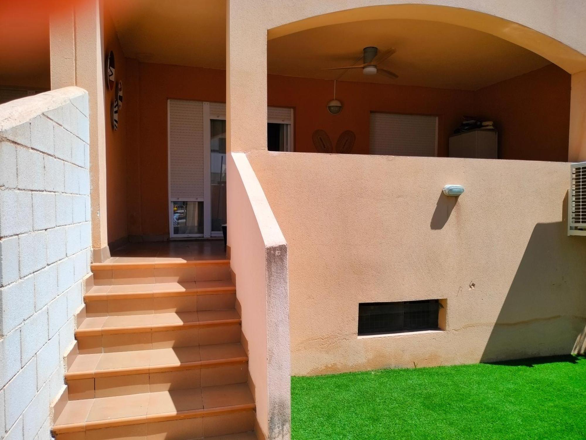 Bajo Con Jardin A Pie De Playa Y Piscina Comunitaria Con Jacuzzi Playas de Vera
